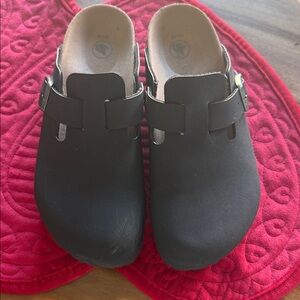 Birkenstock Black Vegan Slip-Ons
